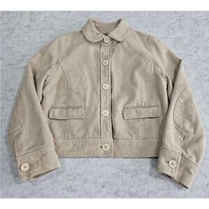 Proenza Schouler For Target Jacket, Linen Cotton, Pockets, Button Front, Sz S